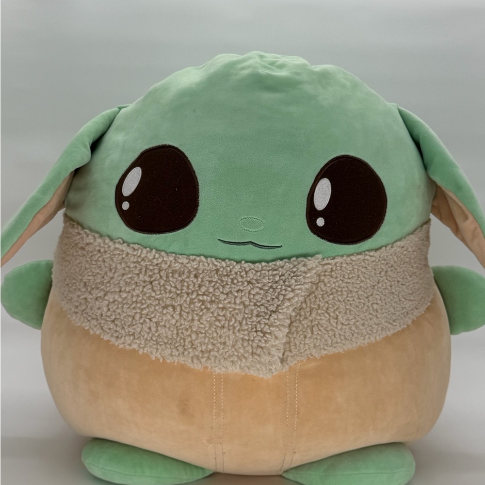 Grogu Star Wars Large Green and Tan Plush Toy